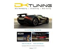 Tablet Screenshot of dktuning.com